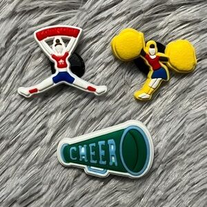 Cheer Croc Charm Set